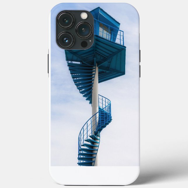 "Spiraltreppe rund um das Pole Phone Case - Modern (Rückseite)