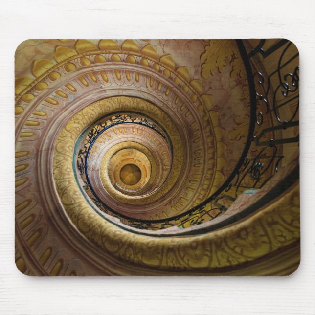 Spiraltreppenmuster Mousepad (Vorne)