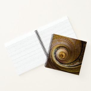 Spiraltreppenmuster Notizbuch