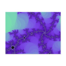 Spiralwellen Fraktal Postkarte