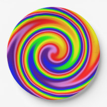 Spiralwirbel-Soft-Fokus-Regenbogenfarben-Feier