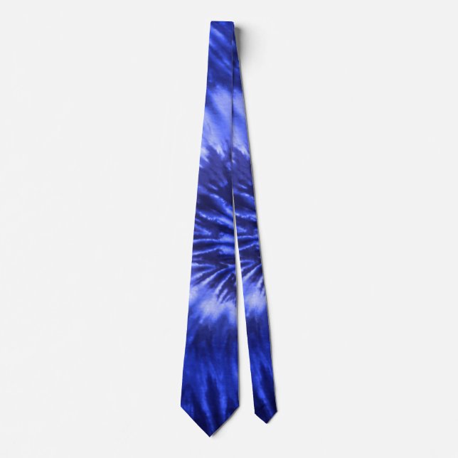 Spiralwirl in Krawatte - blau (Vorderseite)