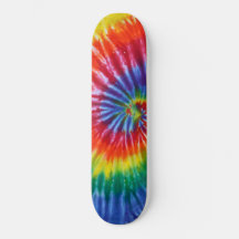 Spiralwirl in Krawatte - Regenbogen