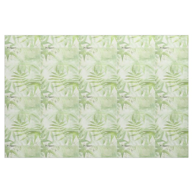 Spirea Blätter Digitale Kunst Stoff (Fat Quarter (45,7 x 55,9 cm))