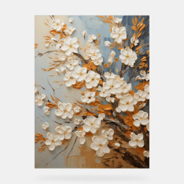 Spirea - Impasto Floral Acrylschild