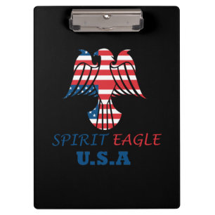 Spirit Adler USA Flagge Klemmbrett