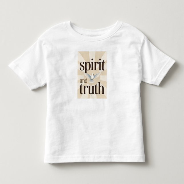 Spirit and Truth Christian Baby's Tee Shirt (Vorderseite)