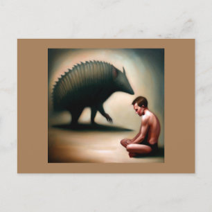 Spirit Animal Armadillo 1 Postkarte