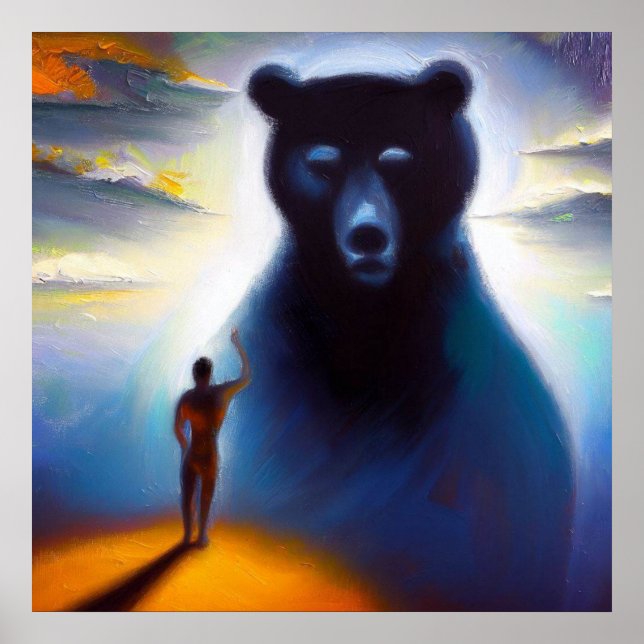 Spirit Animal Bear 2 Poster (Vorne)