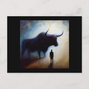 Spirit Animal Bull 2 Postkarte