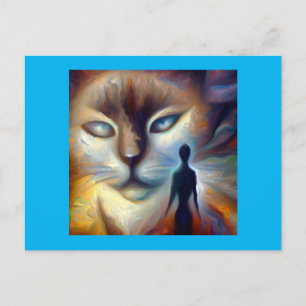 Spirit Animal Cat 3 Postkarte