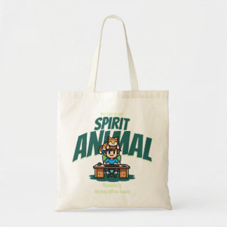 Spirit Animal Cat Cute Funny Art Tragetasche