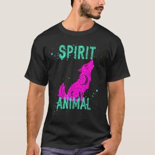 Spirit Animal Celestial Wolf Animals Comfort Niedl T-Shirt