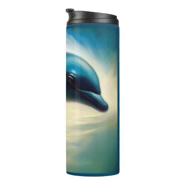 Spirit Animal Delphin 2 Thermosbecher (Nach rechts gedreht)