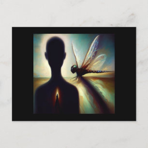 Spirit Animal Dragonfly 1 Postkarte