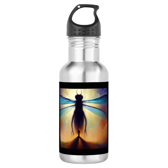 Spirit Animal Dragonfly 2 Edelstahlflasche (Vorderseite)