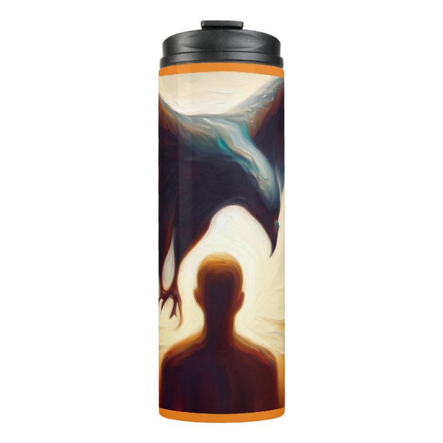 Spirit Animal Eagle 1 Thermosbecher (Vorderseite)