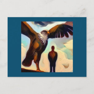Spirit Animal Falcon 3 Postkarte