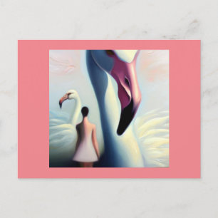 Spirit Animal Flamingo 4 Postkarte