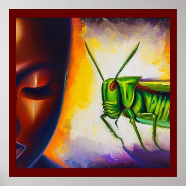Spirit Animal Grasshopper 2 Poster (Vorne)