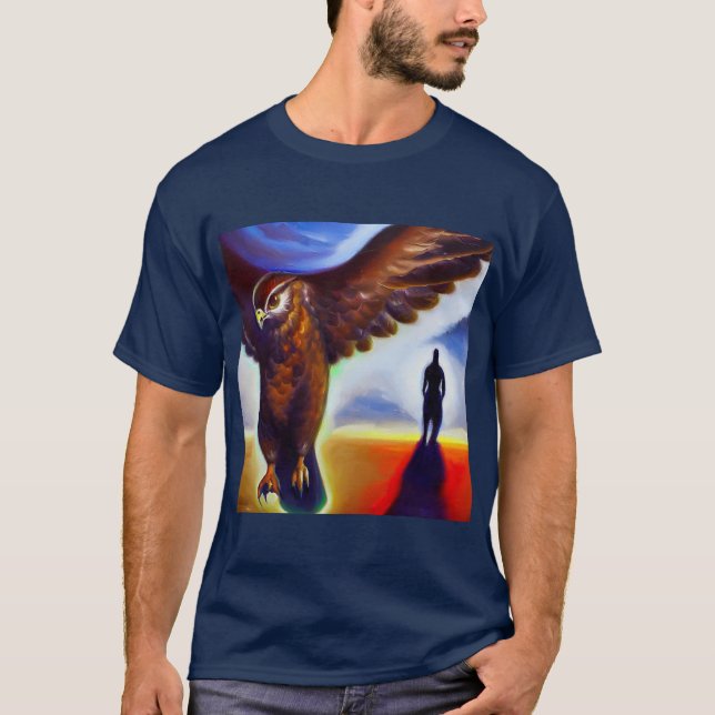 Spirit Animal Hawk 3 T-Shirt (Vorderseite)