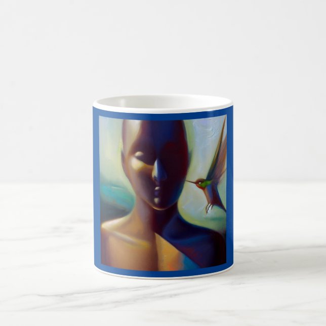 Spirit Animal Hummingbird 3 Kaffeetasse (Mittel)