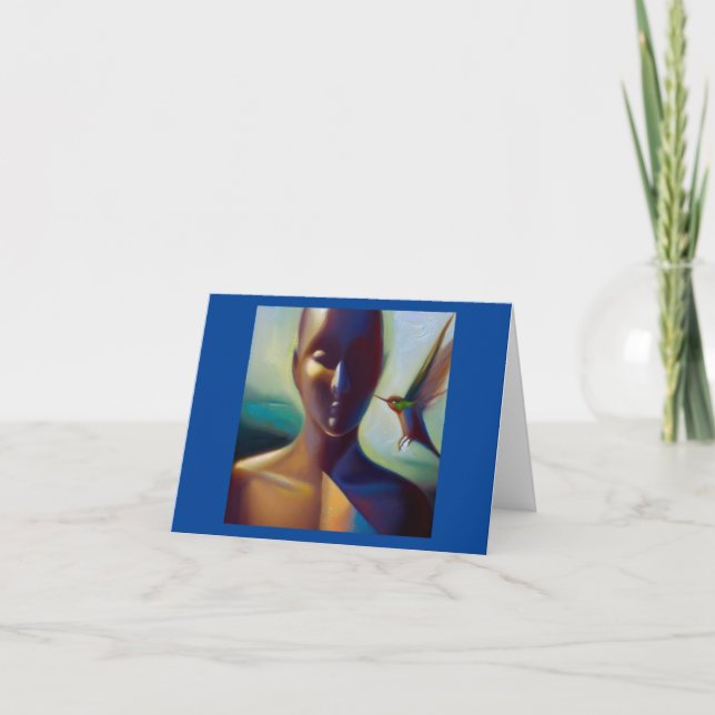 Spirit Animal Hummingbird 3 Karte (Vorderseite)