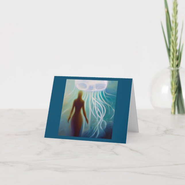 Spirit Animal Jellyfish 2 Karte (Vorderseite)