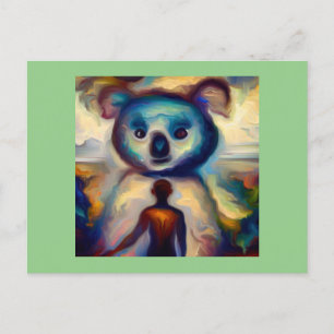 Spirit Animal Koala 1 Postkarte