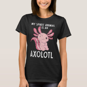 Spirit Animal Mexican Salamander Amphibien Haustie T-Shirt