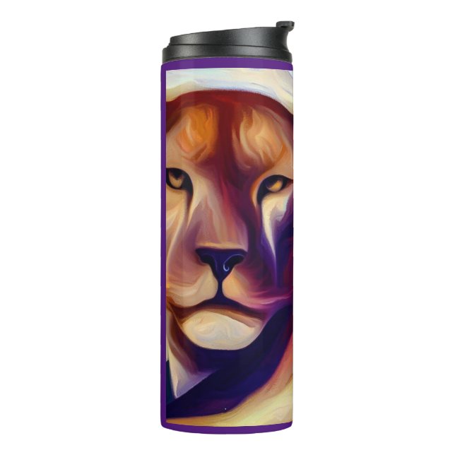 Spirit Animal Mountain Lion (1) Thermosbecher (Nach links gedreht)