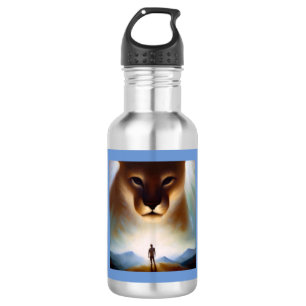Spirit Animal Mountain Lion 2 Edelstahlflasche