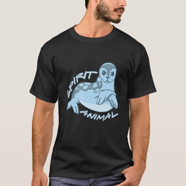 Spirit Animal Ocean Lion T-Shirt (Vorderseite)