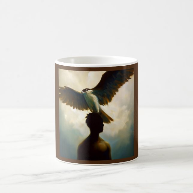 Spirit Animal Osprey 1 Kaffeetasse (Mittel)