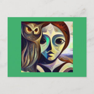 Spirit Animal Owl 3 Postkarte