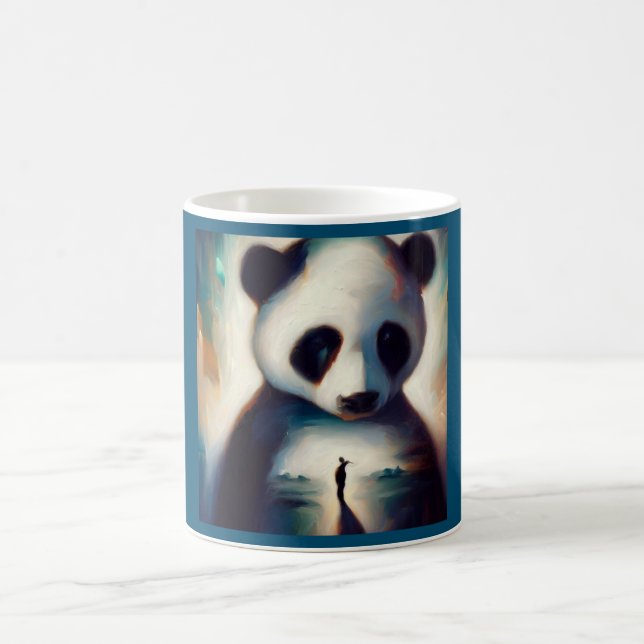 Spirit Animal Panda 1 Kaffeetasse (Mittel)
