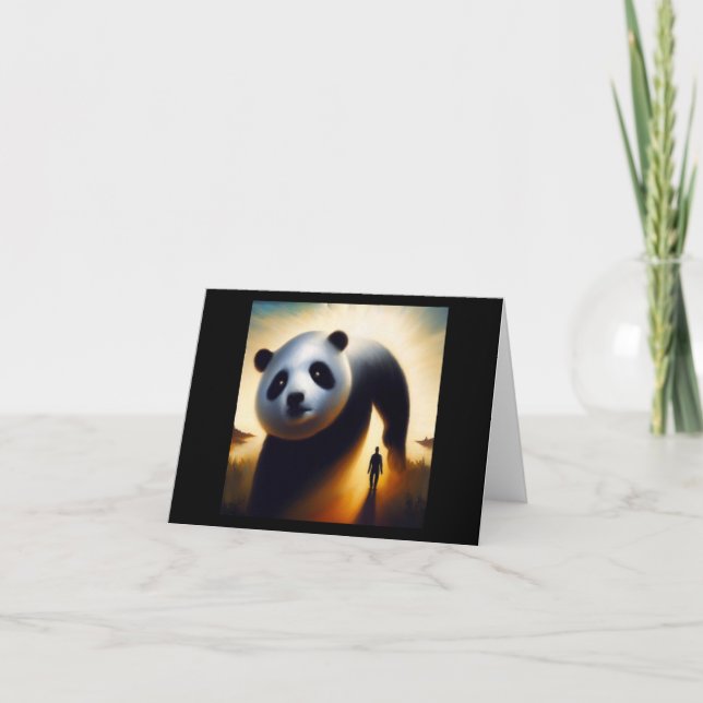 Spirit Animal Panda 3 Karte (Vorderseite)