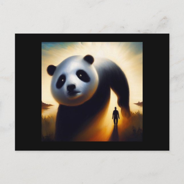 Spirit Animal Panda 3 Postkarte (Vorderseite)