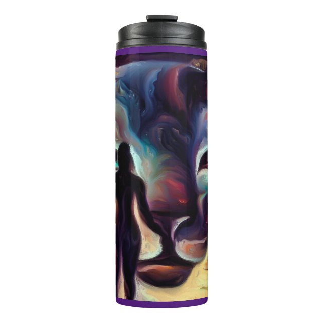 Spirit Animal Panther 3 Thermosbecher (Vorderseite)