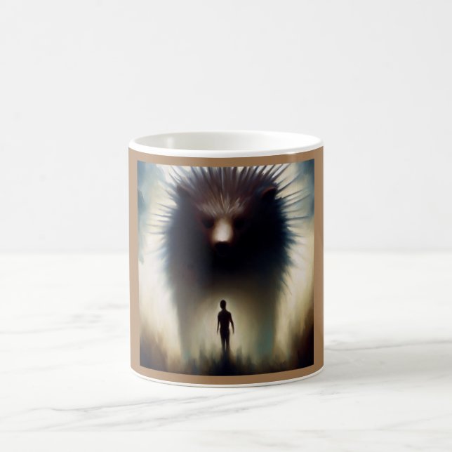 Spirit Animal Porcupine 1 Kaffeetasse (Mittel)