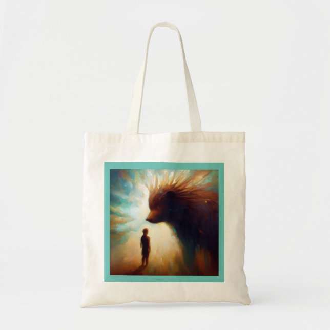 Spirit Animal Porcupine 2 Tragetasche (Vorne)