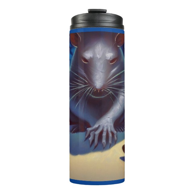 Spirit Animal Rat 3 Thermosbecher (Vorderseite)