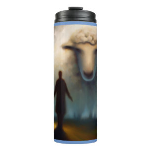 Spirit Animal Sheep 1 Thermosbecher
