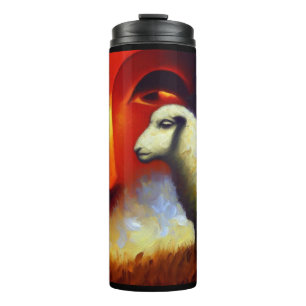Spirit Animal Sheep 3 Thermosbecher