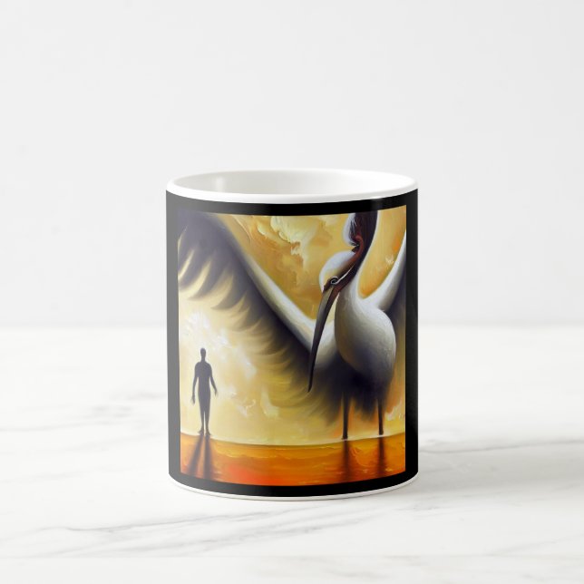 Spirit Animal Stork 3 Kaffeetasse (Mittel)