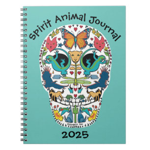 Spirit Animal Sugar Skull Carnet Journal