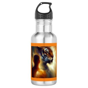 Spirit Animal Tiger 2 Edelstahlflasche