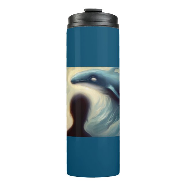 Spirit Animal Whale 1 Thermosbecher (Vorderseite)