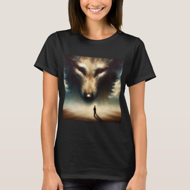 Spirit Animal Wolf 1 T-Shirt (Vorderseite)