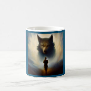 Spirit Animal Wolf 2 Kaffeetasse